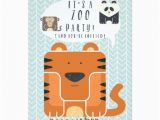 Zoo themed Birthday Party Invitations Zoo Party themed Birthday Invitation Card Zazzle