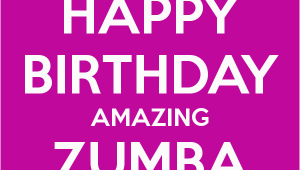 Zumba Birthday Card Happy Birthday Amazing Zumba Girl Keep Calm and Carry On