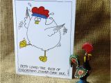 Zumba Birthday Card Zumba Chicken A Truly Bonkers Greetings Card Folksy