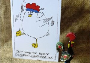 Zumba Birthday Card Zumba Chicken A Truly Bonkers Greetings Card Folksy
